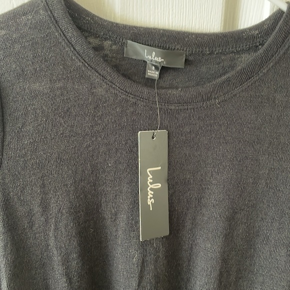 Lulus Easy Beauty black knit bodysuit - Picture 6 of 10